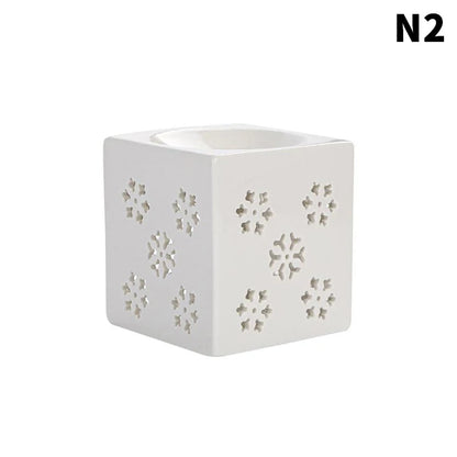 White Ceramic Incense Burner