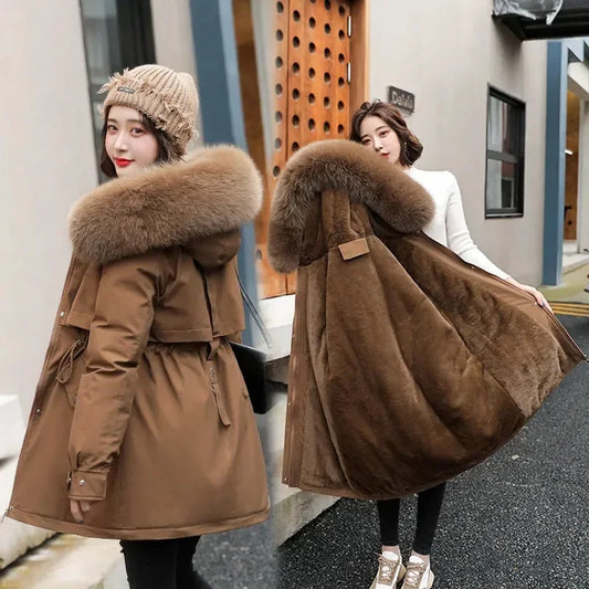 Women's Wool Liner Hooded Parkas - Empire P.E