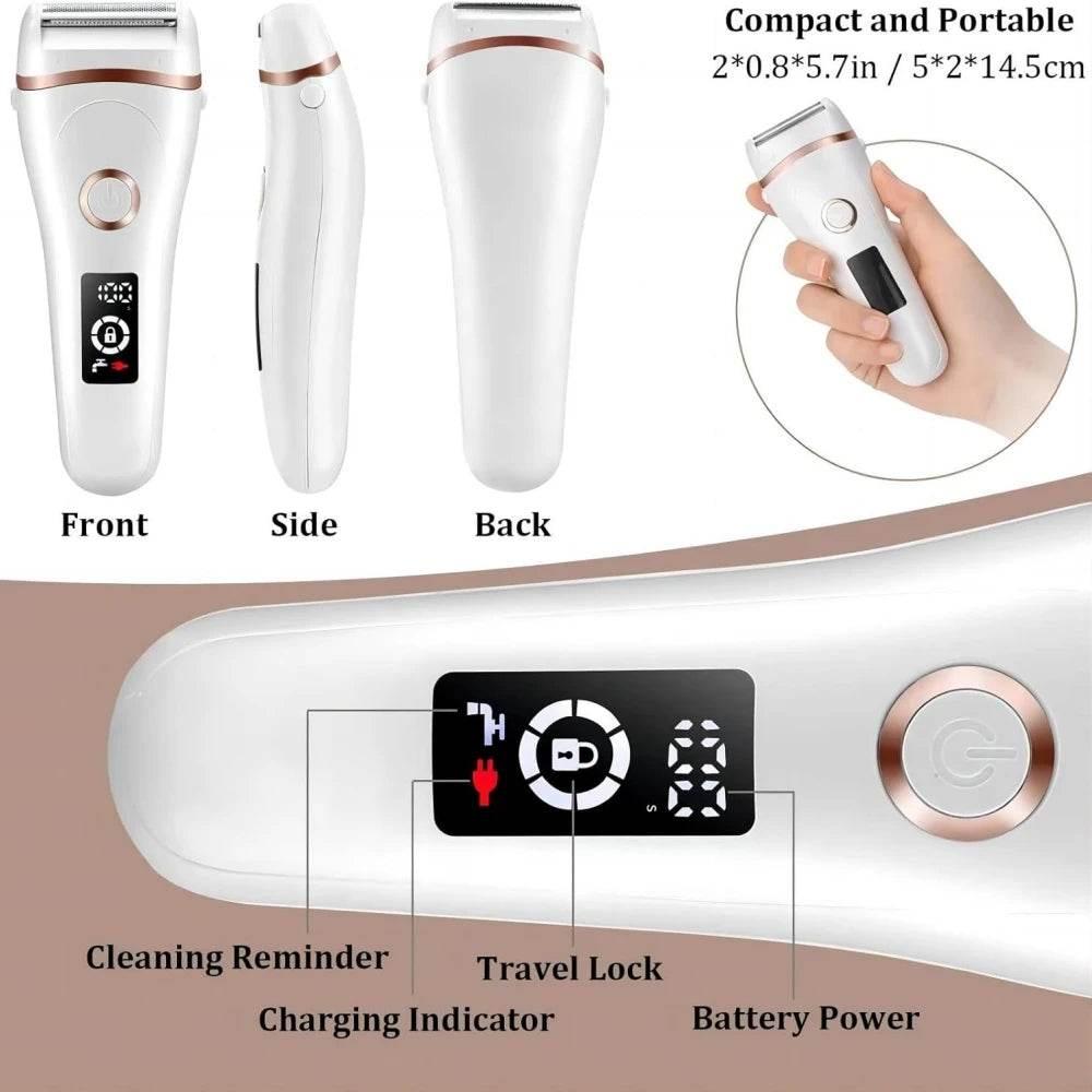 Electric Razors for Women Face Shaver Facial Hair Removal Painless Shaving Knife Body Trimmer for Arm Hands Leg Bikini Epliator - Empire P.E