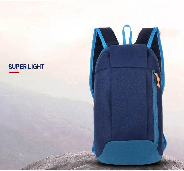 Outdoor Sports Light Weight 10L Waterproof Backpack Travel Hiking Bag Zipper Adjustable Belt Camping Knapsack Men Women Child - Empire P.E