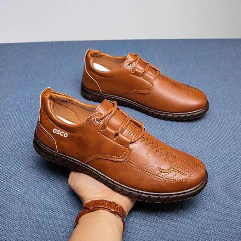 Comfortable Moccasin Leather Shoes for Men - Empire P.E