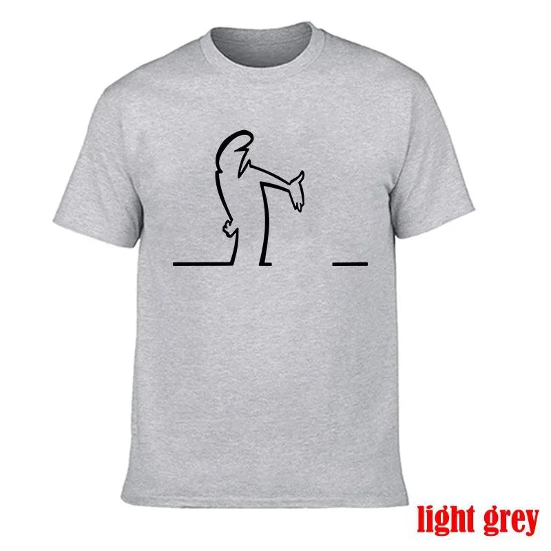 Men Balum La Linea Funny Graphic Tshirt
