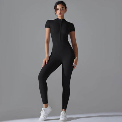 Women Bodysuits Fitness Sports Bodysuit Yoga Suit Breathable Quick Drying Sports Yoga Clothing Women's Gym Push Up Workout - Empire P.E