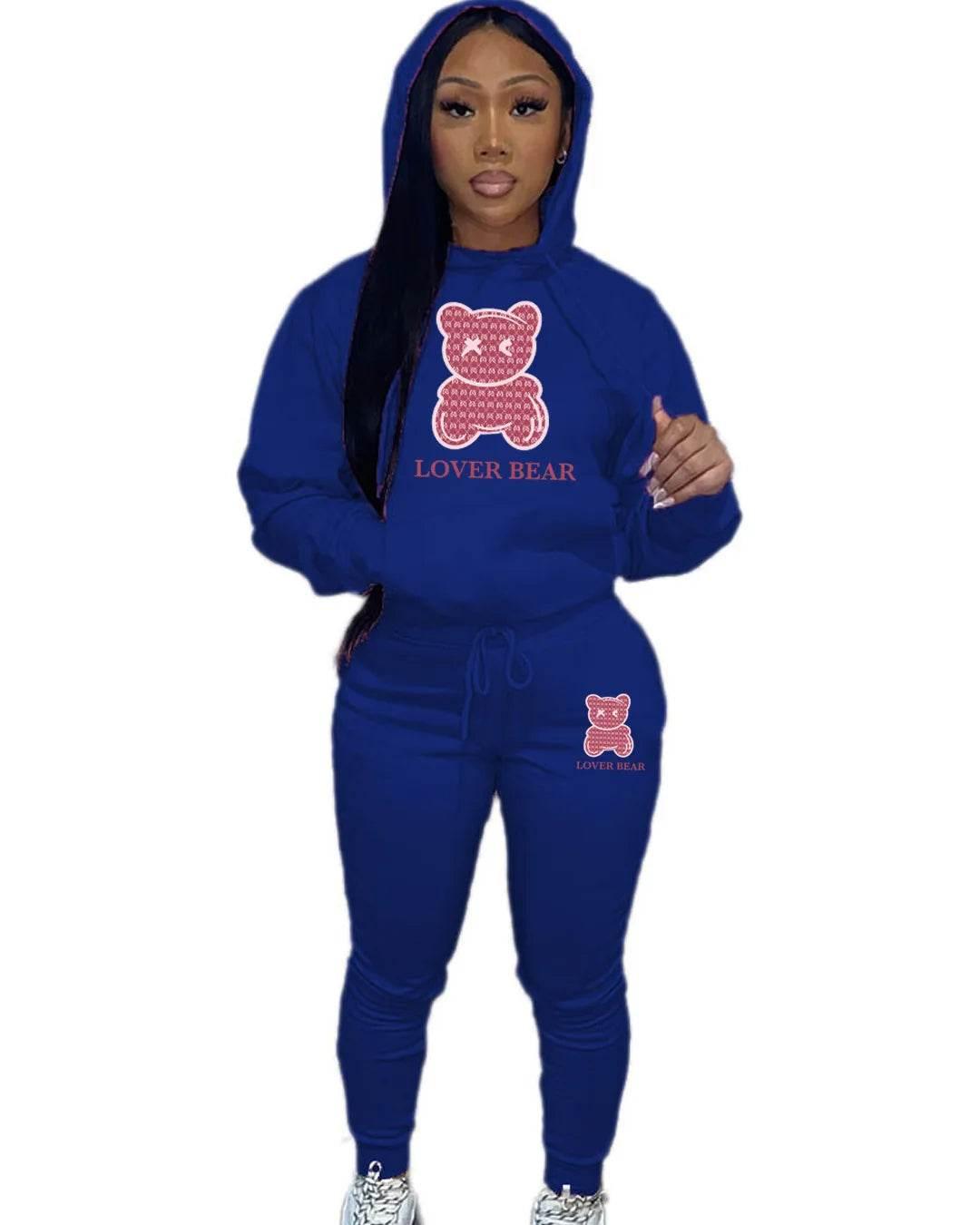 Autumn Fashion Letter Print Hoodie Sets - Empire P.E