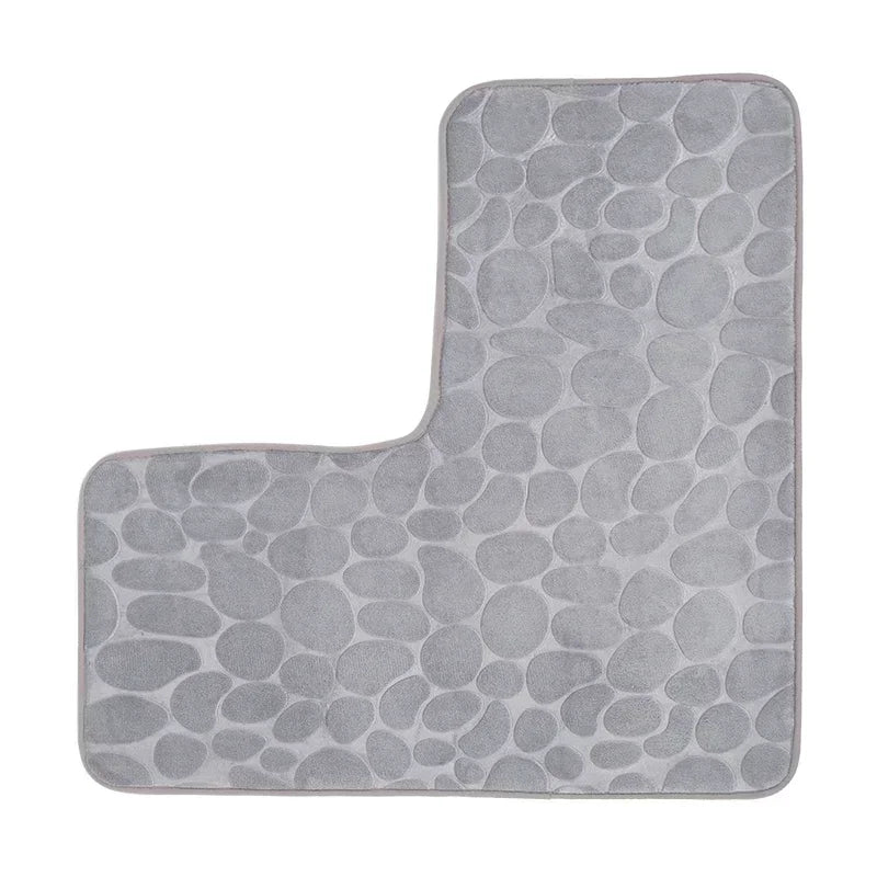Bathroom Rug L-Shaped Bath Mat - Empire P.E