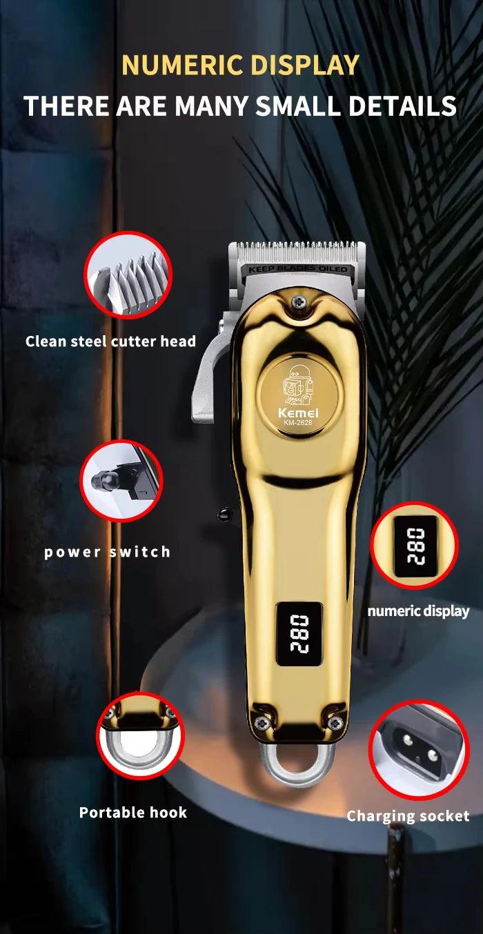 Kemei KM-2628 KM-678 KM-2024 Professional Electric Hair Clippers Rechargeable - Empire P.E
