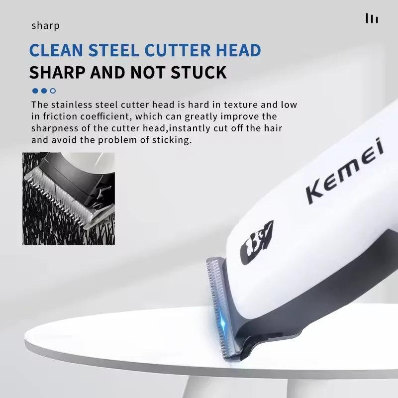 Kemei KM-PG809A KM-PG232 LCD USB Charging Hair Clipper Adjustable - Empire P.E