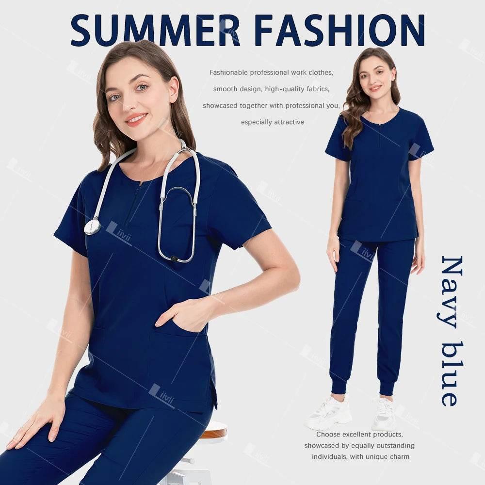 Medical Uniform Elastic Scrub Set - Empire P.E