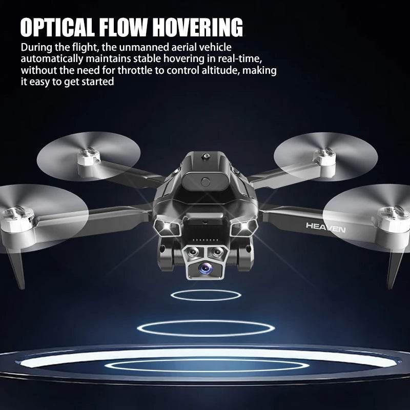 Drone aerial view brushless motor with obstacle avoidance optical flow foldable quadrotor foldable remote control airplane toy - Empire P.E
