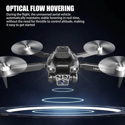 Drone aerial view brushless motor with obstacle avoidance optical flow foldable quadrotor foldable remote control airplane toy - Empire P.E