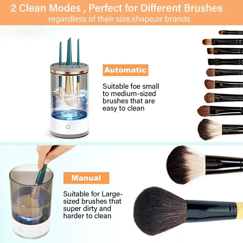 USB Electric Makeup Brush Cleaner Portable