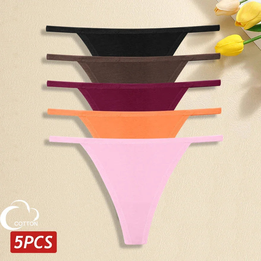 5Pcs Women Cotton Panties Female Thin - Empire P.E