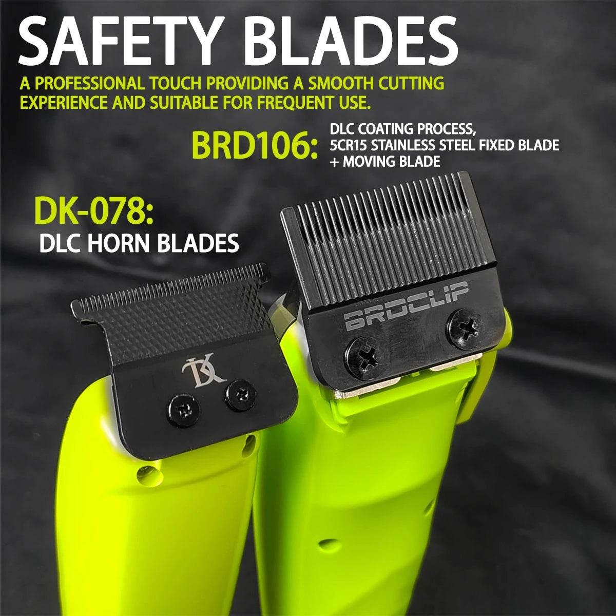 New Professional BRDCLIP BRD106 078 Hair Clipper 7500RPM 7200RPM Hair Salon Trimmer DLC Blade with Charging Base Barber for Men - Empire P.E