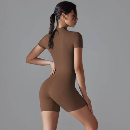 Women Bodysuits Fitness Sports Bodysuit Yoga Suit Breathable Quick Drying Sports Yoga Clothing Women's Gym Push Up Workout - Empire P.E