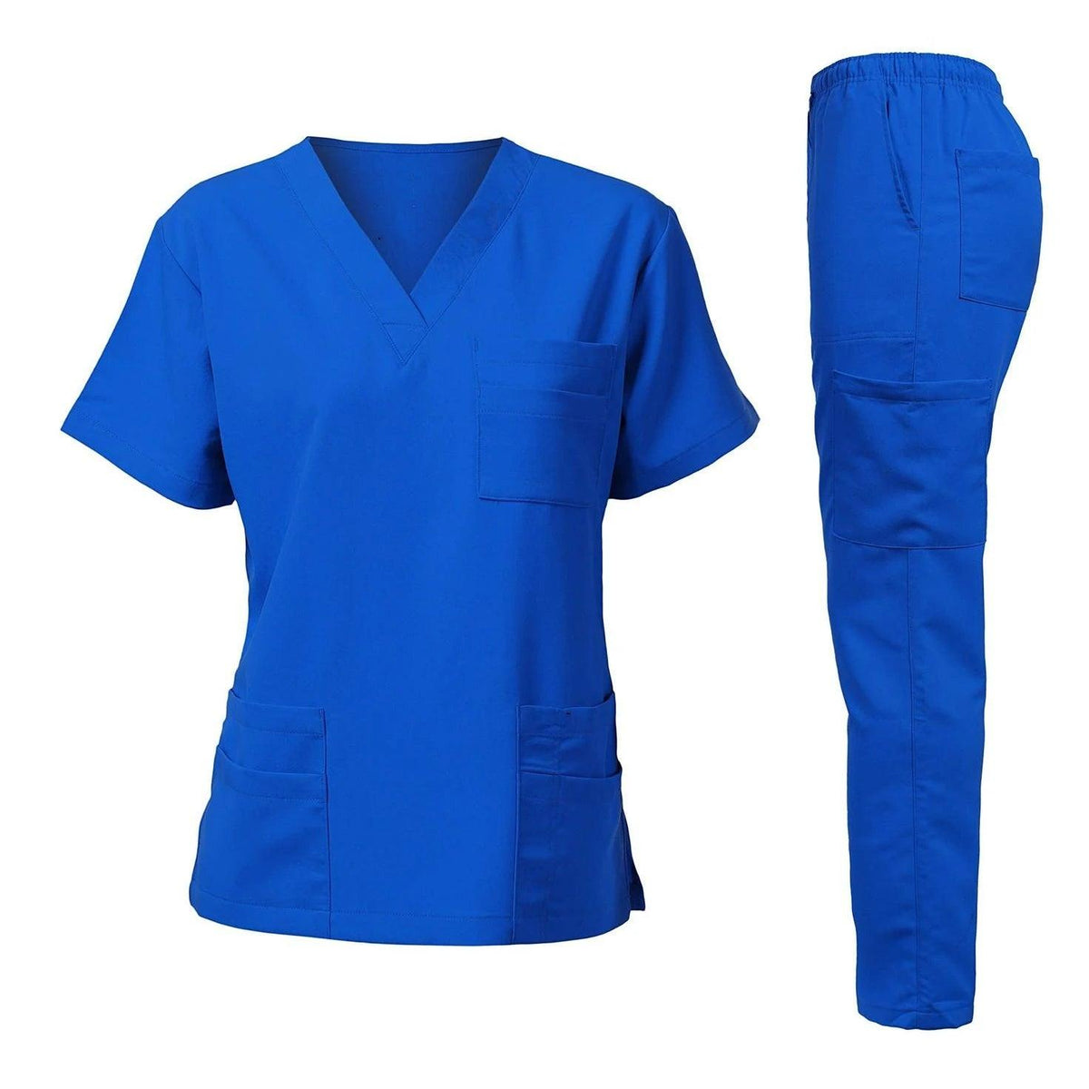 Anti Wrinkle Washable Soft Fabric Nursing Scrubs Hospital Uniform Medical Scrubs Tops Women Jogger Scrubs Sets Nurse Uniform - Empire P.E