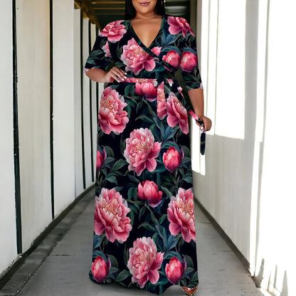 Plus Size Maxi Dress for Women - Empire P.E
