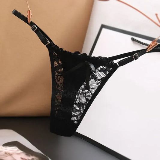 Sexy Lace See-Through Thong For Women Panties - Empire P.E