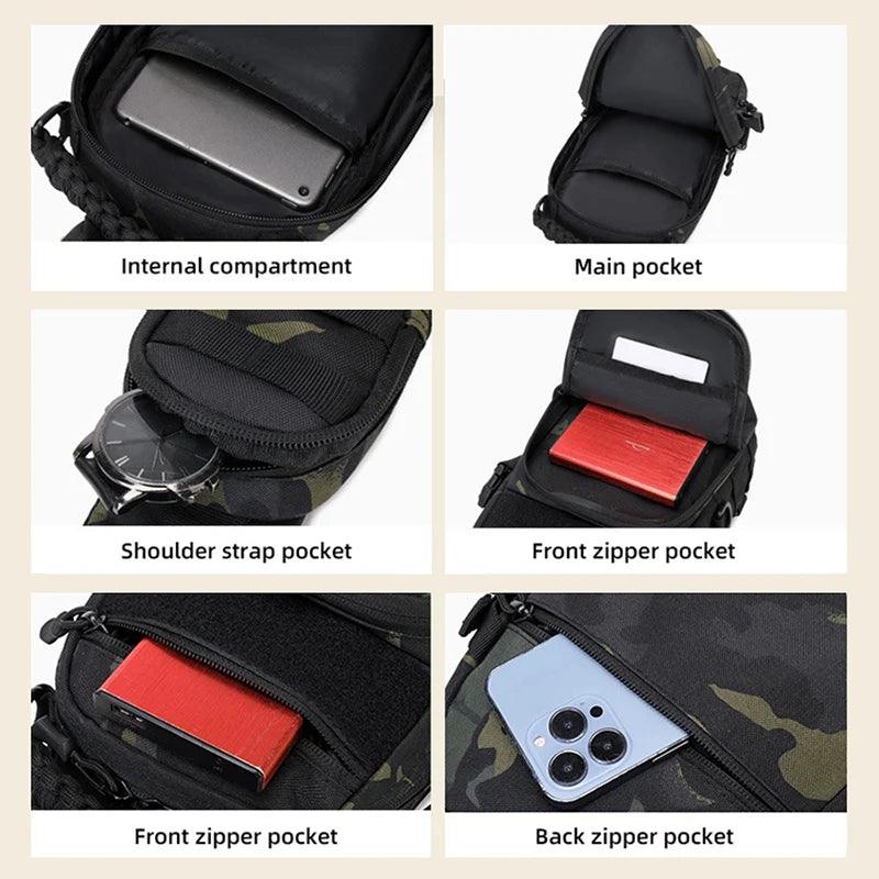Camping Chest Bag Tactical Backpack for Men Sport Shoulder - Empire P.E