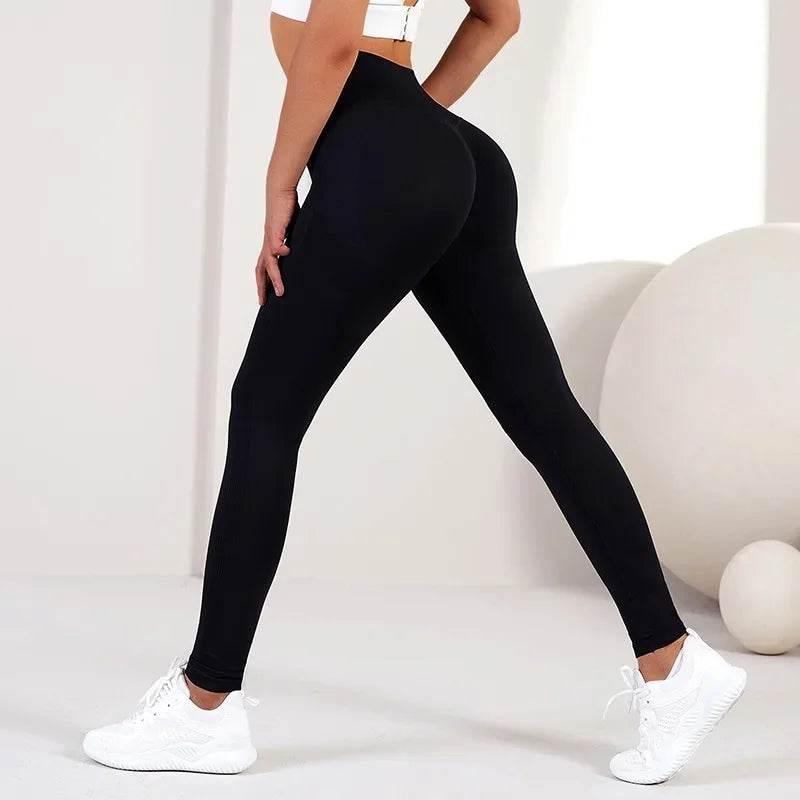Women Yoga Leggings High Waist Exercise Sports Trousers Running Fitness Gym Leggings Quick Dry Hip Lifting Femme Slim Pants - Empire P.E