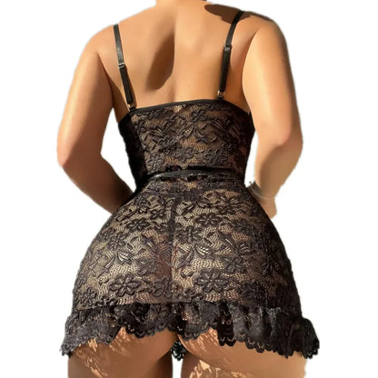Lace Lingerie Set Women Hollow Backless - Empire P.E