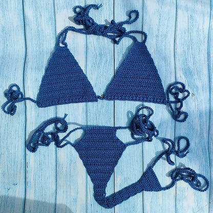 Women Micro Bikini Cotton Thong Swimsuit 2024 Beach Spa Sexy Bikini Set Swimming Suit - Empire P.E
