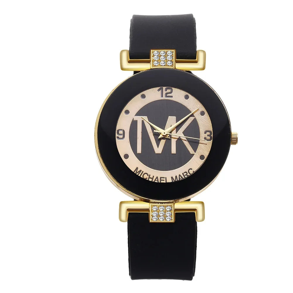Womens Wristwatch Fashion Silicone Luxury