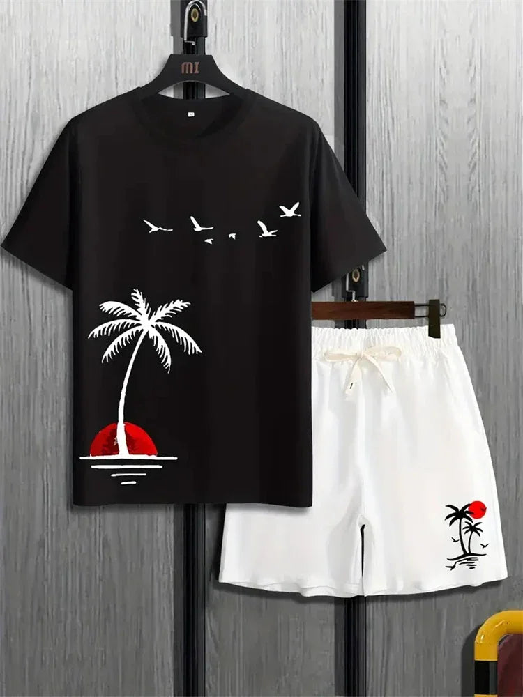 Summer Men's Suit Sportswear Fashion Casual Short Sleeve - Empire P.E