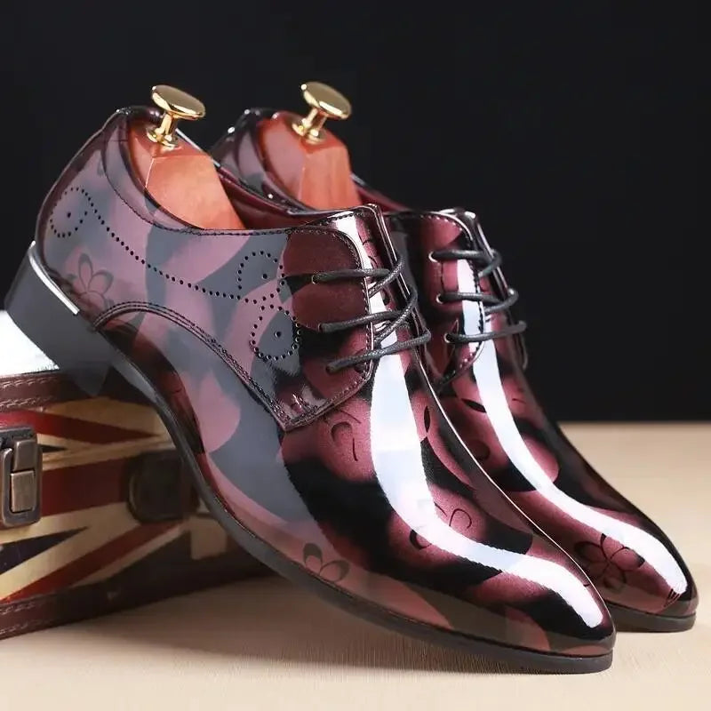 2025 New Luxury Oxfords For Men, Retro Floral Pattern, - Empire P.E