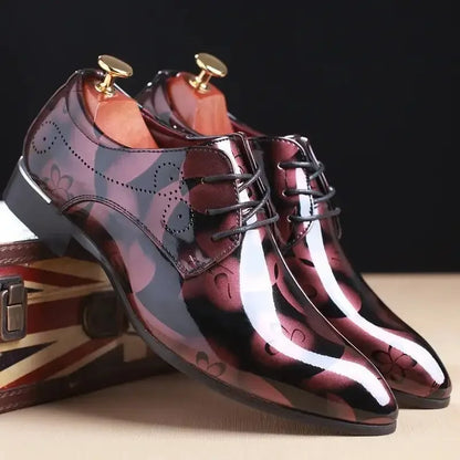 2025 New Luxury Oxfords For Men, Retro Floral Pattern, - Empire P.E
