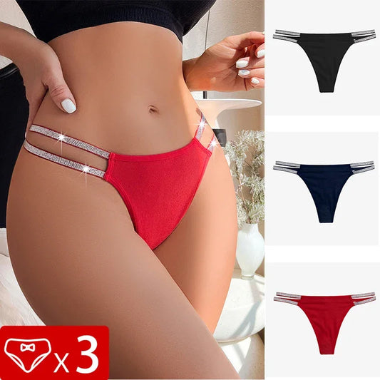 3pcs Low Rise Sexy Women g-string - Empire P.E