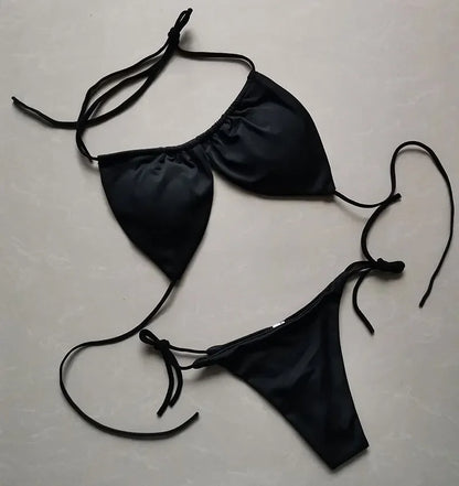 Summer Sexy Bikini set Push-up padded Bra Thong Split Swimwear - Empire P.E