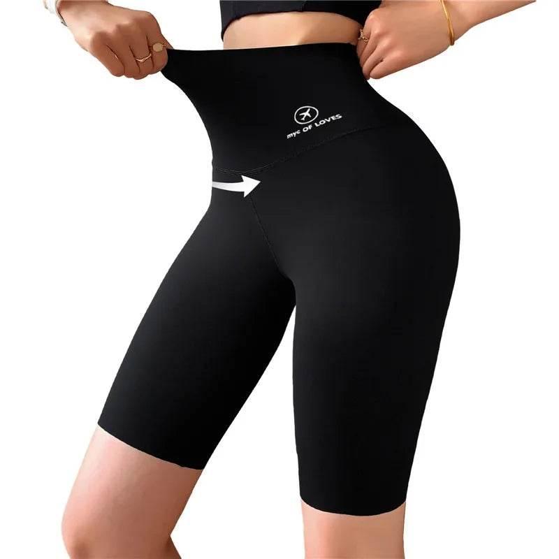 Sports Short Leggings Gym Fitness Push Up Shorts Women Yoga Slim Fit Half Pants Elastic High Waist Summer Thin Workout Tights - Empire P.E