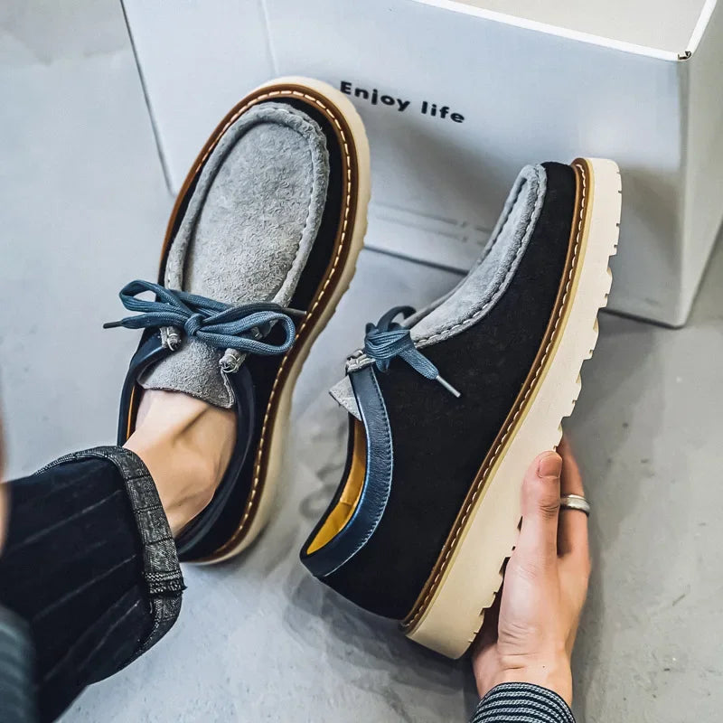 New Luxury Fashion Vintage Leather Shoes