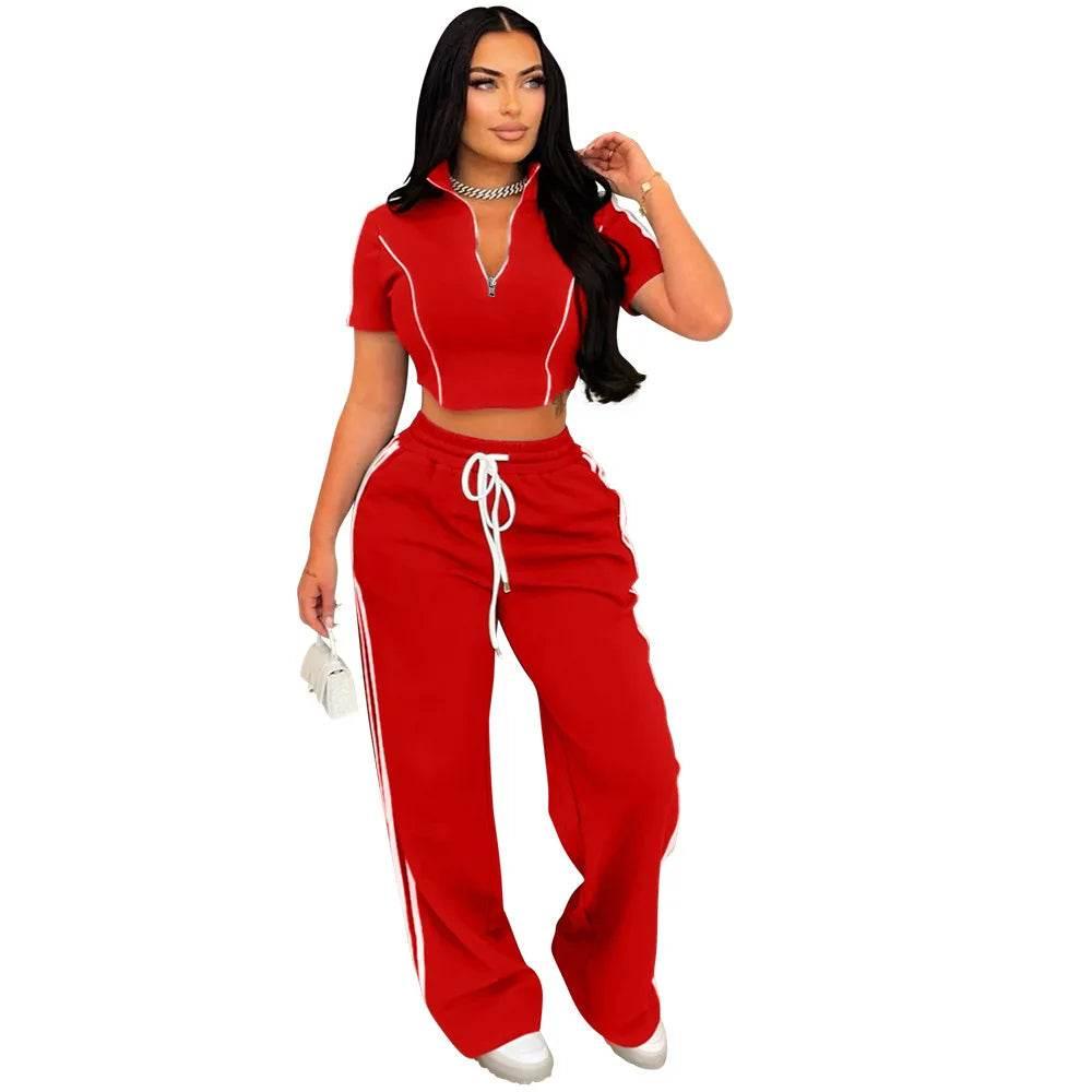 Fashion Casual Short Hoodie 2 Piece Women - Empire P.E