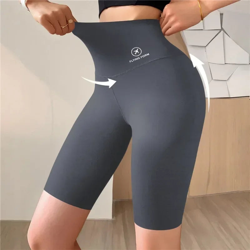 Seamless Women Sports Shorts High Waist Fitness Jogging Body Shaping Boxers Push Up Scrunch Butt Biker Slim Underwear - Empire P.E