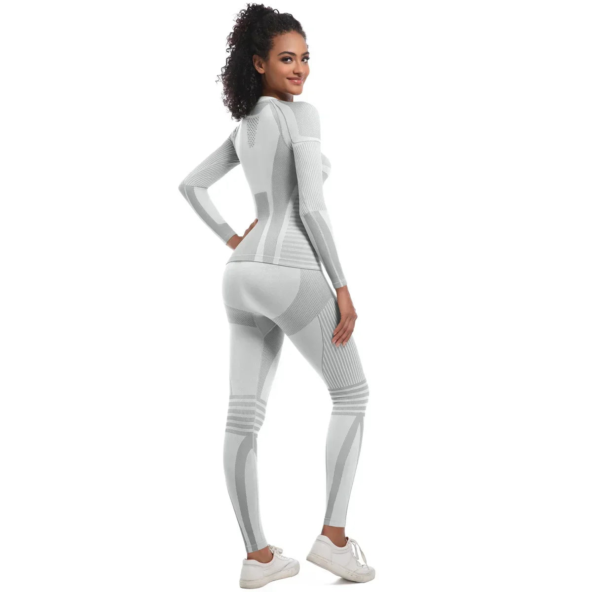 2Pc Women Skiwear Yoga Set