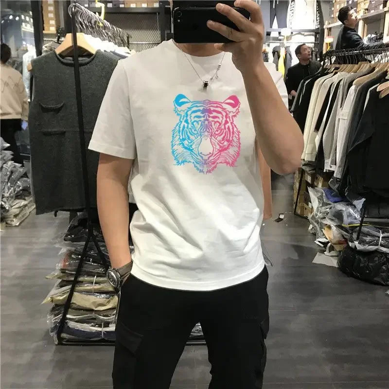 T Shirt for Men Tee Shirts 100% Cotton Streetwear