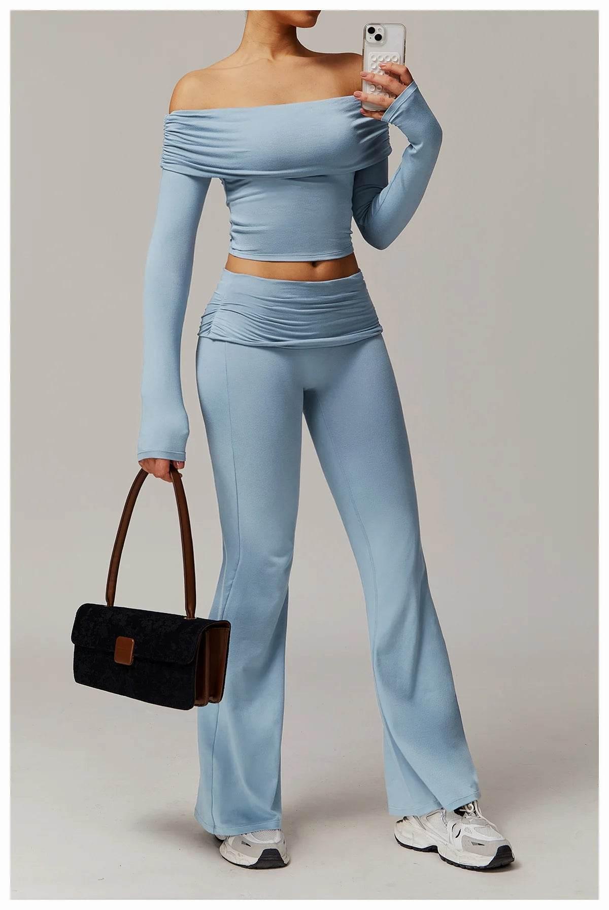 Sexy Yoga Long Sleeve Slim Fit Fitness Yoga Shirts Crop Top Women's Quick-drying Sport Tops Running Workout Women Gym Clothing - Empire P.E
