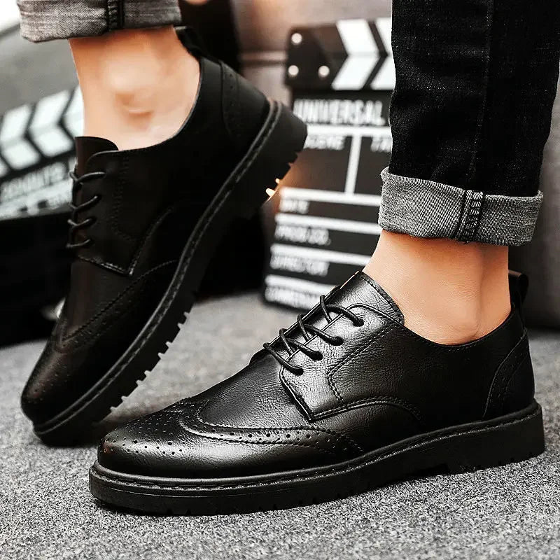Lace Up Business Men's Formal Shoes