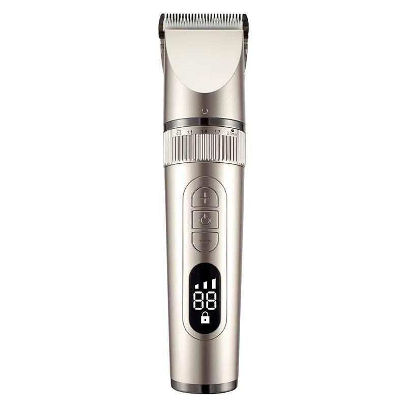 Electric Hair Clipper Men's Professional Hair Clipper Ceramic Blade Household Low Noise Trimmer USB Charging Men's Haircut Tools - Empire P.E
