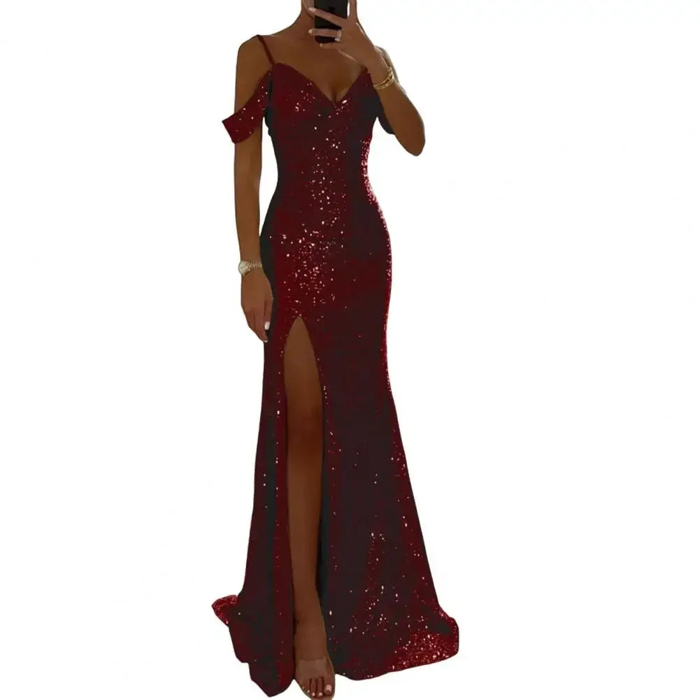 Women Sequin Suspender Dress Sexy Shiny - Empire P.E