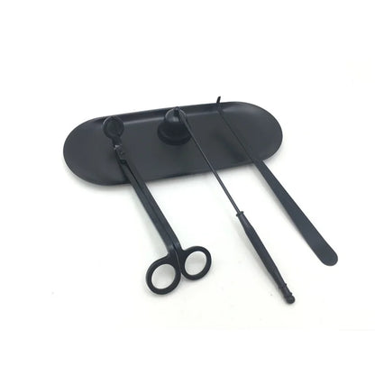 4Pcs/set Candle Wick Trimmer Scissors Extinguisher Hooks Candle Accessories