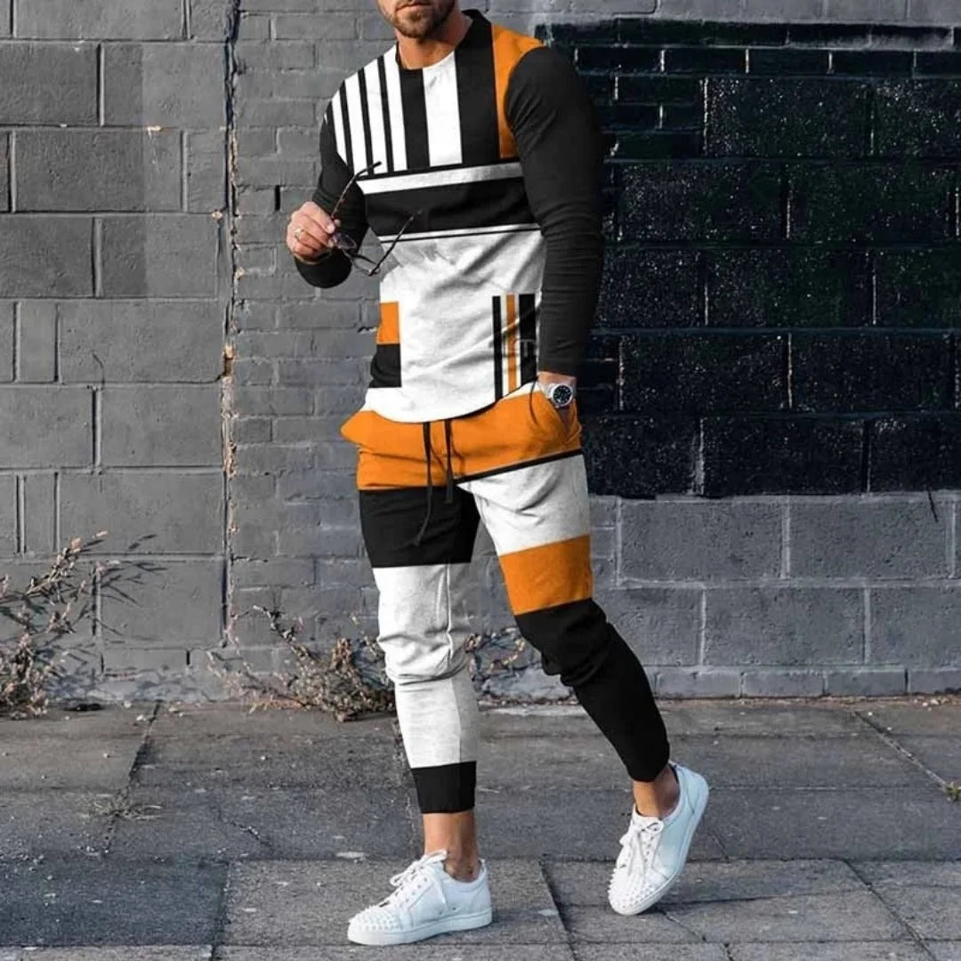 Men Clothes  Long Sleeved 2 Piece Suit