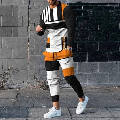 Men Clothes  Long Sleeved 2 Piece Suit
