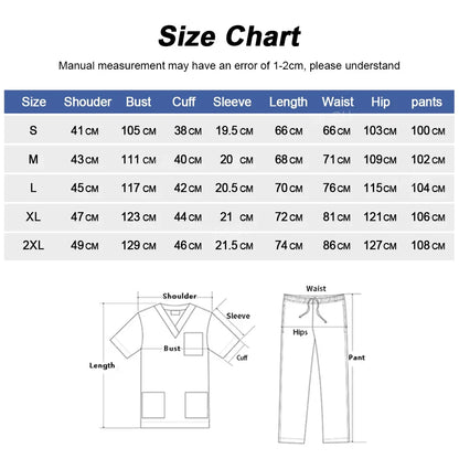 Medical Uniform Scrubs Set