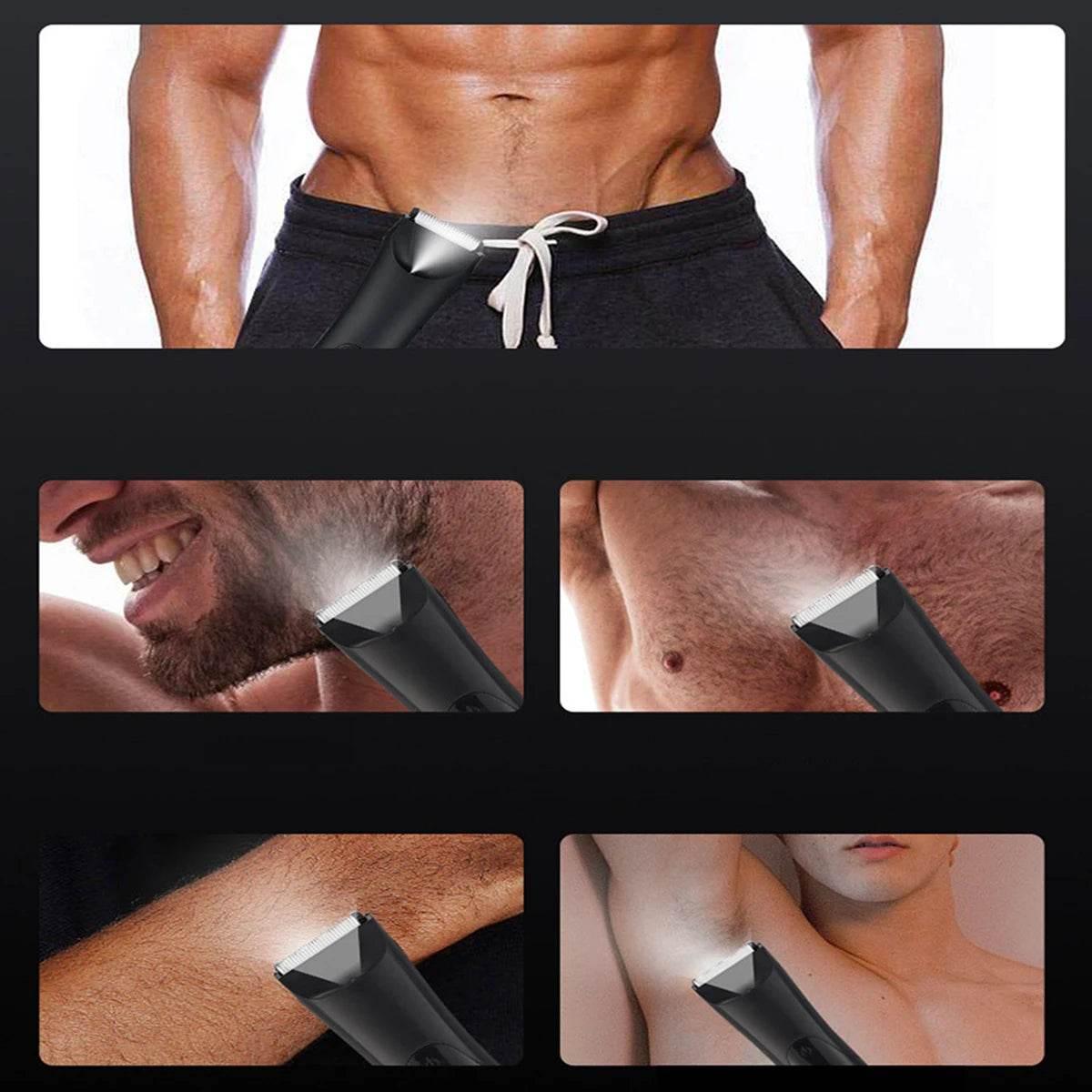 Man Body Hair Trimmer Epilator Groin Trimer For Man Beard Shaver Chest Hair Epilator Armpit Hair Shaver Arms Legs Hair Razors - Empire P.E