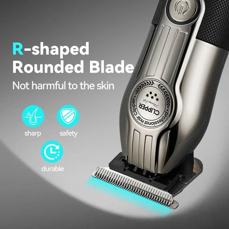 Men's rechargeable hair clippers equipped with guide combs are an ideal choice for hair and beard styling - Empire P.E