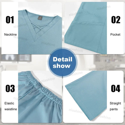 Medical Scrub Uniform Set