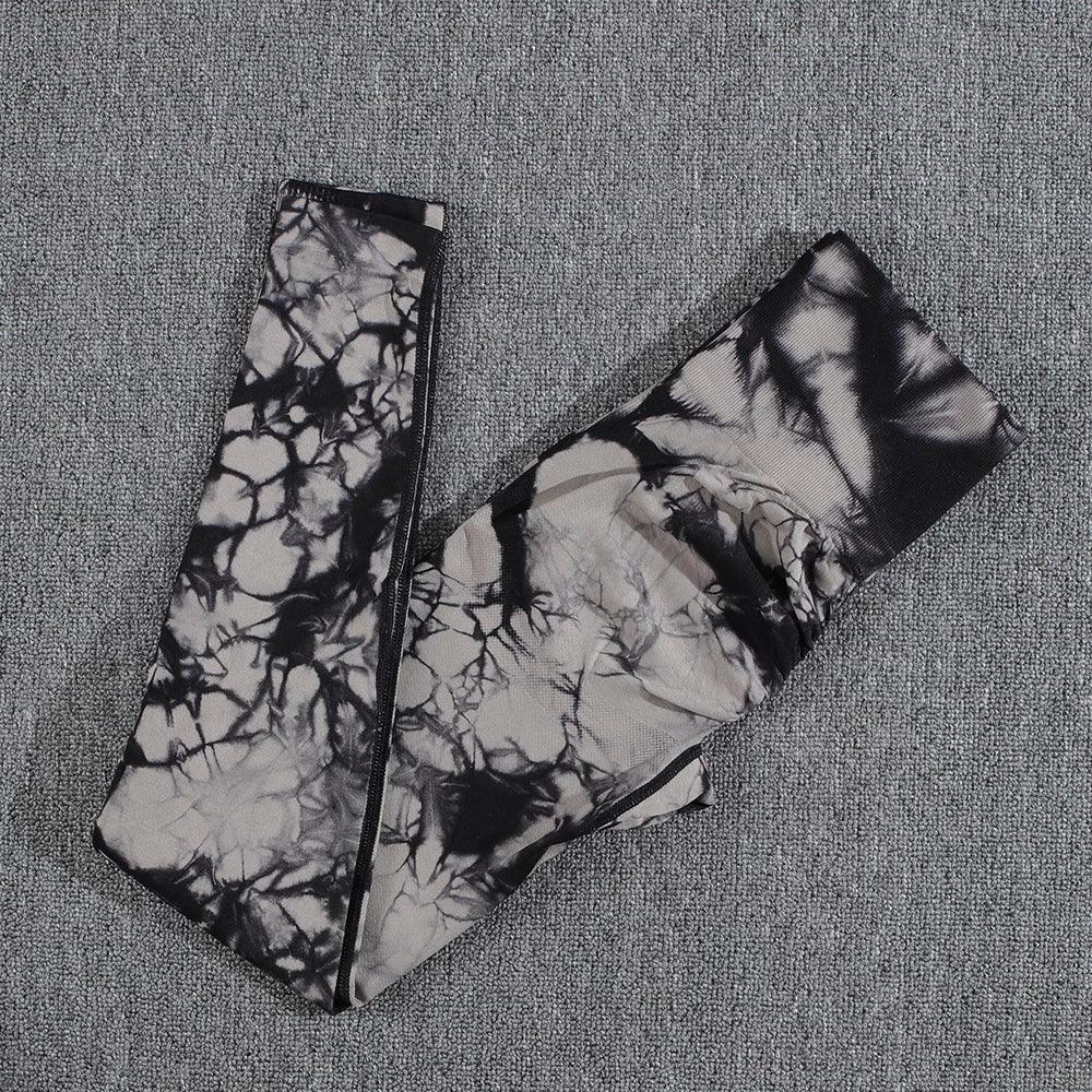 1/2/3/PCS Tie Dye  Seamless Women Pants Sets
