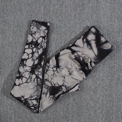 1/2/3/PCS Tie Dye  Seamless Women Pants Sets